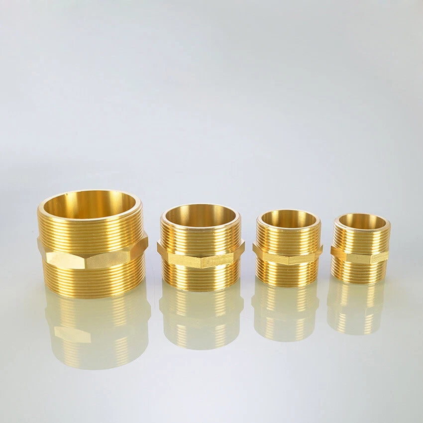 BSP Male Thread Reducer Nipple — Brass Pipe Fitting Connector Adapter