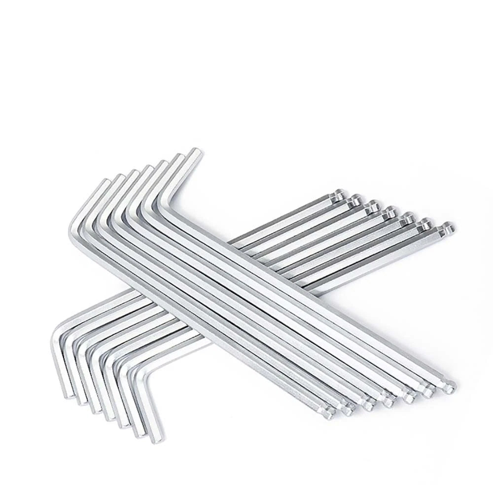 Hex Keys 1.5-2.2mm Allen Keys Ball/Flat End Hex Key Hex Wrenches Alloy Steel
