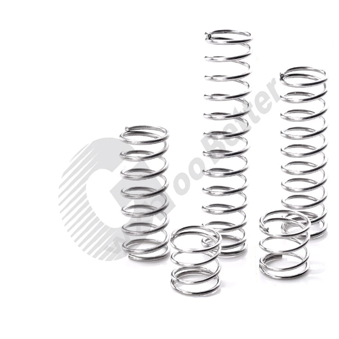 Compression Spring CS=1mm Y Type Zinc Plated Steel Spring OD=11~16mm L=60~100mm