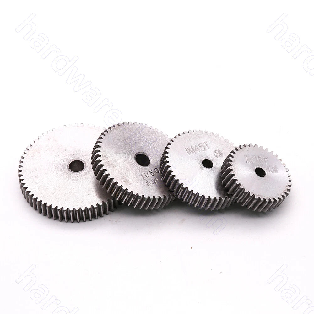 1/1.5M Spur Gears 12T-100T Metal Transmission Gear 45# Steel 1 Mod 12-100 Teeth