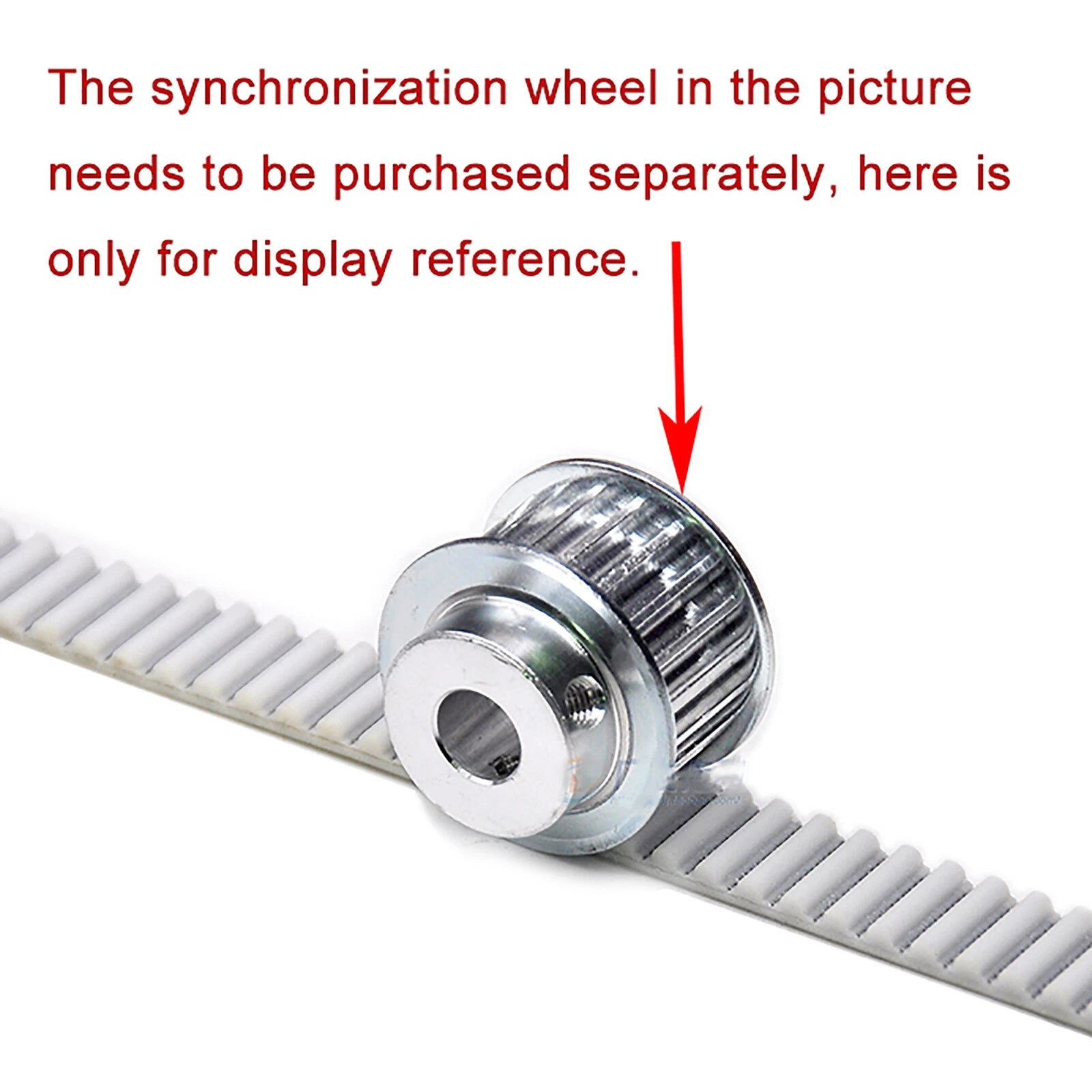 Open Timing Belt — 2GT / HTD-3M / HTD-5M / HTD-8M / S2M / S3M / S5M / S8M | PU White Synchronous Belt