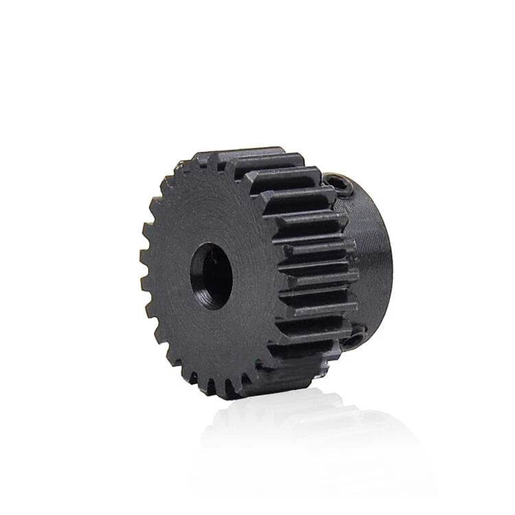 1 Mod Spur Gear 45#Steel Teeth:15T-24T Step Diameter:14/15/16/17mm Bore:4-12.7mm