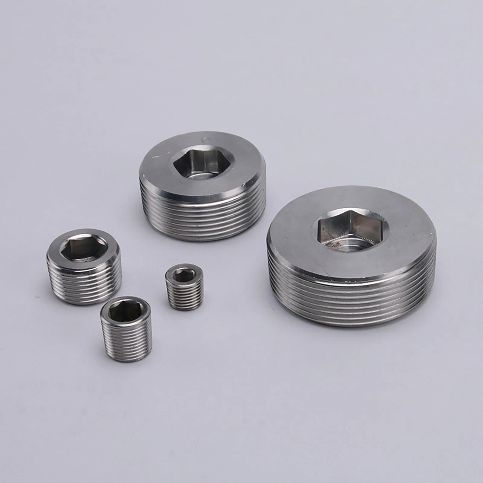 304 Stainless Steel BSP Male Hex Plug — End Blanking Stop Fitting