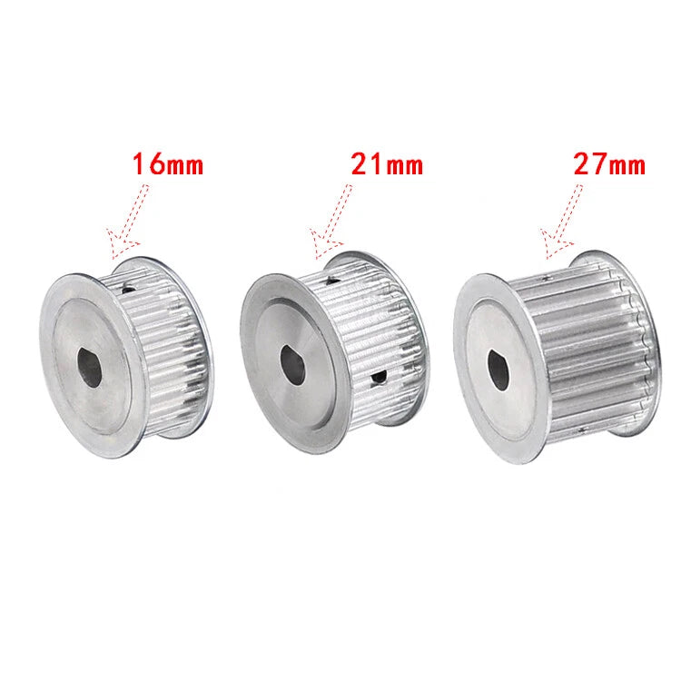 5M Timing Belt Pulley Pitch 5mm 15 - 25T Width 16mm/21mm/27mm for CNC Step Motor