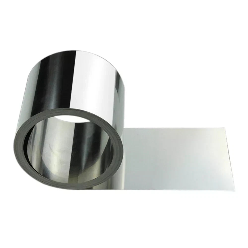 304 Stainless Steel Foil Strip Sheet — 0.01mm–2mm Thick, 50–300mm Wide, Cut to Length