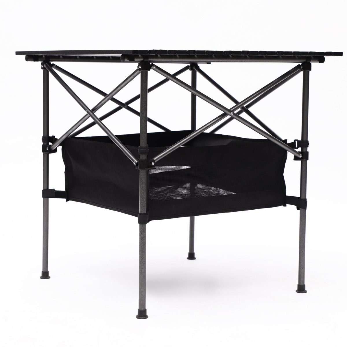 1 - Piece Folding Outdoor Table with Storage & Carry Bag - HomeDIYer