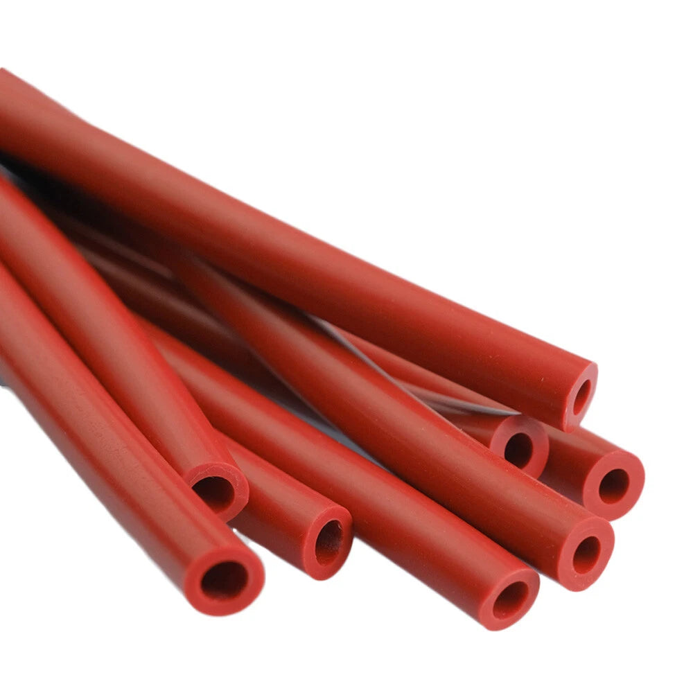 Red Silicone Vacuum Hose — Rubber Tube for Air, Water & Oil | 2mm–38mm ID