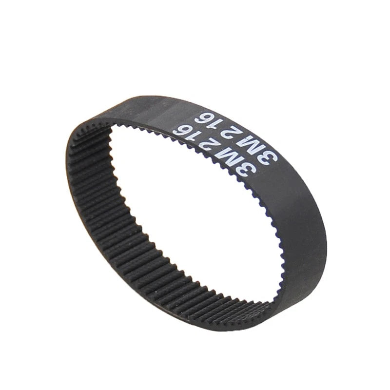 S3M Timing Belt — 3mm Pitch, 10mm Width, Closed Loop, Black Rubber (123mm–1500mm)