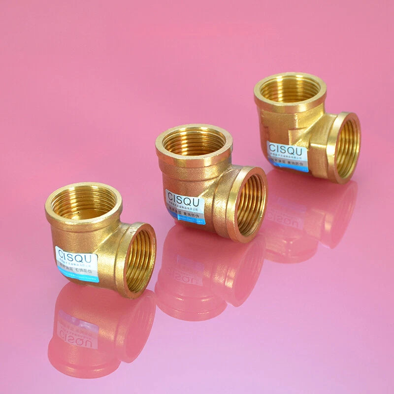 Brass Elbow Pipe Fitting – 1" Internal & External Thread, Plumbing Connector