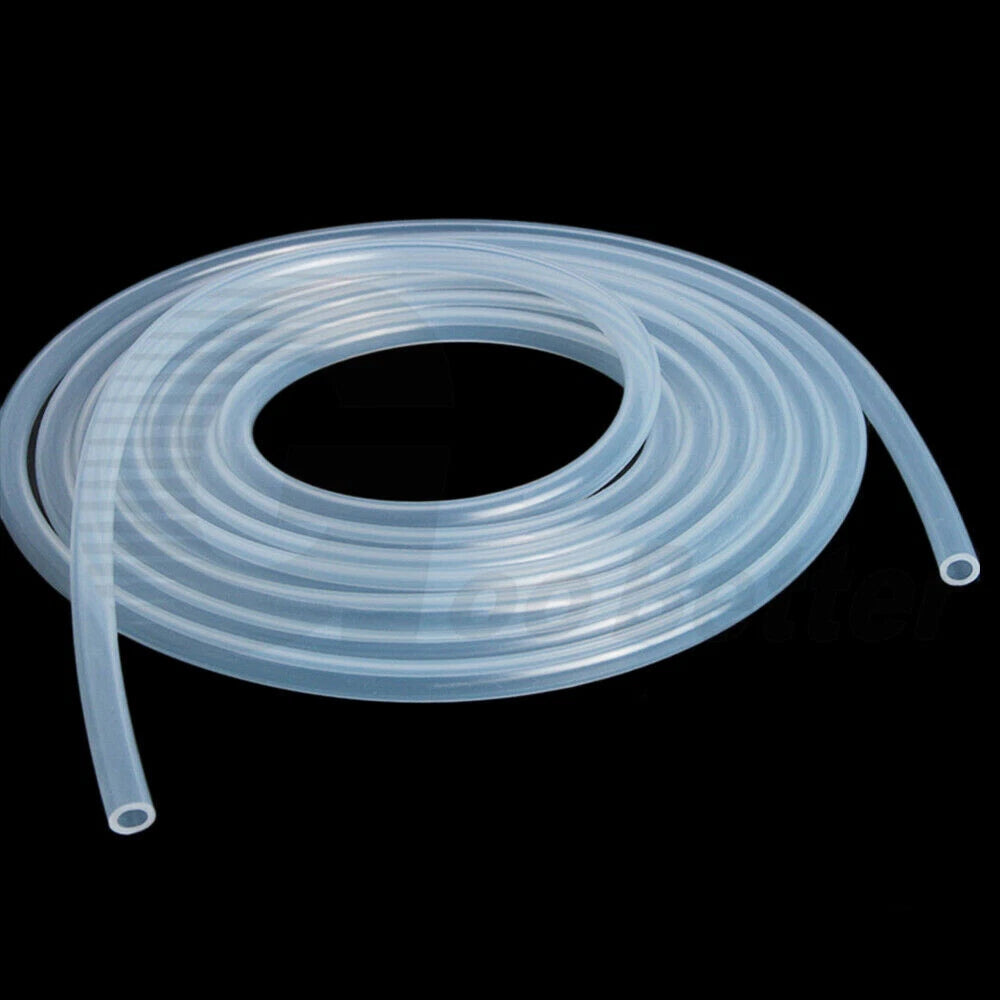 5 Meters Translucent Silicone Rubber Tubing Beer Wine Milk Hose Pipe Food Safe