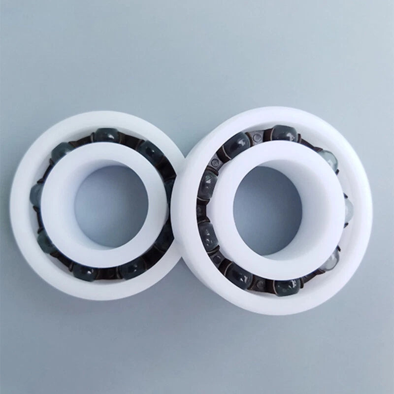 POM Plastic Bearing Double Seal Glass Ball Thin-walled Bearings ID 10/12/17-40mm