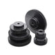 1.5 Mod 80 Teeth Spur Gears Transmission Gear With Step 45# Steel Blackening