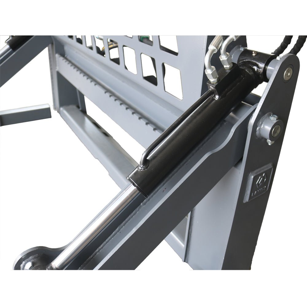 Skid Steer Two - Cylinder Pipe Pallet Fork Grapple - HomeDIYer