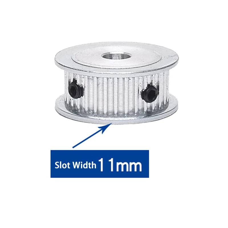 3M Timing Belt Pulley 12T-60T AF Type Synchronous Wheel Bore 4mm-22mm Width 11mm