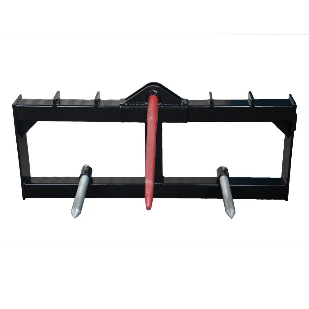 Landy Attachments 43'' Hay Spear Skid Steer Quick Tach - HomeDIYer