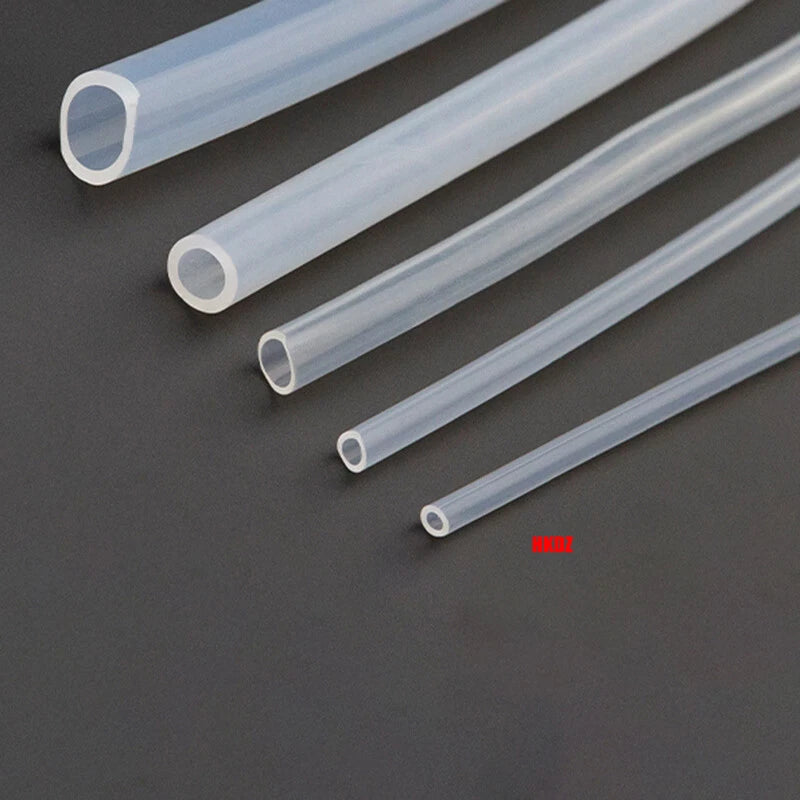 Clear Silicone Tubing Food Grade – Flexible Rubber Hose for Water Pump & DIY Plumbing (OD 10–44mm)