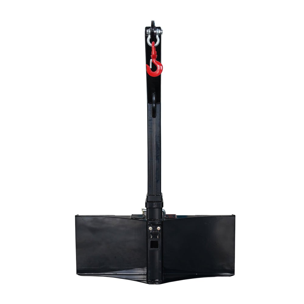 Skid Steer Quick Tach Lift Pole Jib Hoist Crane - HomeDIYer