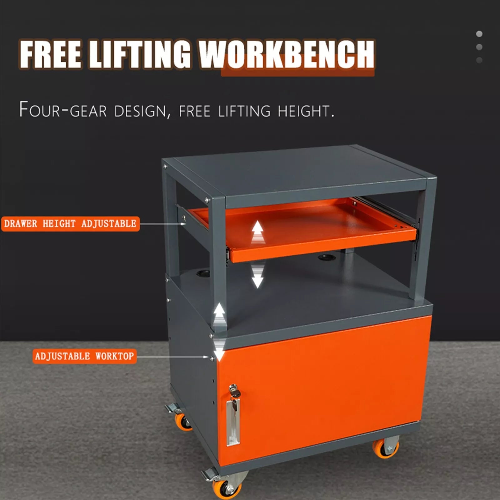Tool trolley Laptop tool trolley Trolley with drawer - HomeDIYer