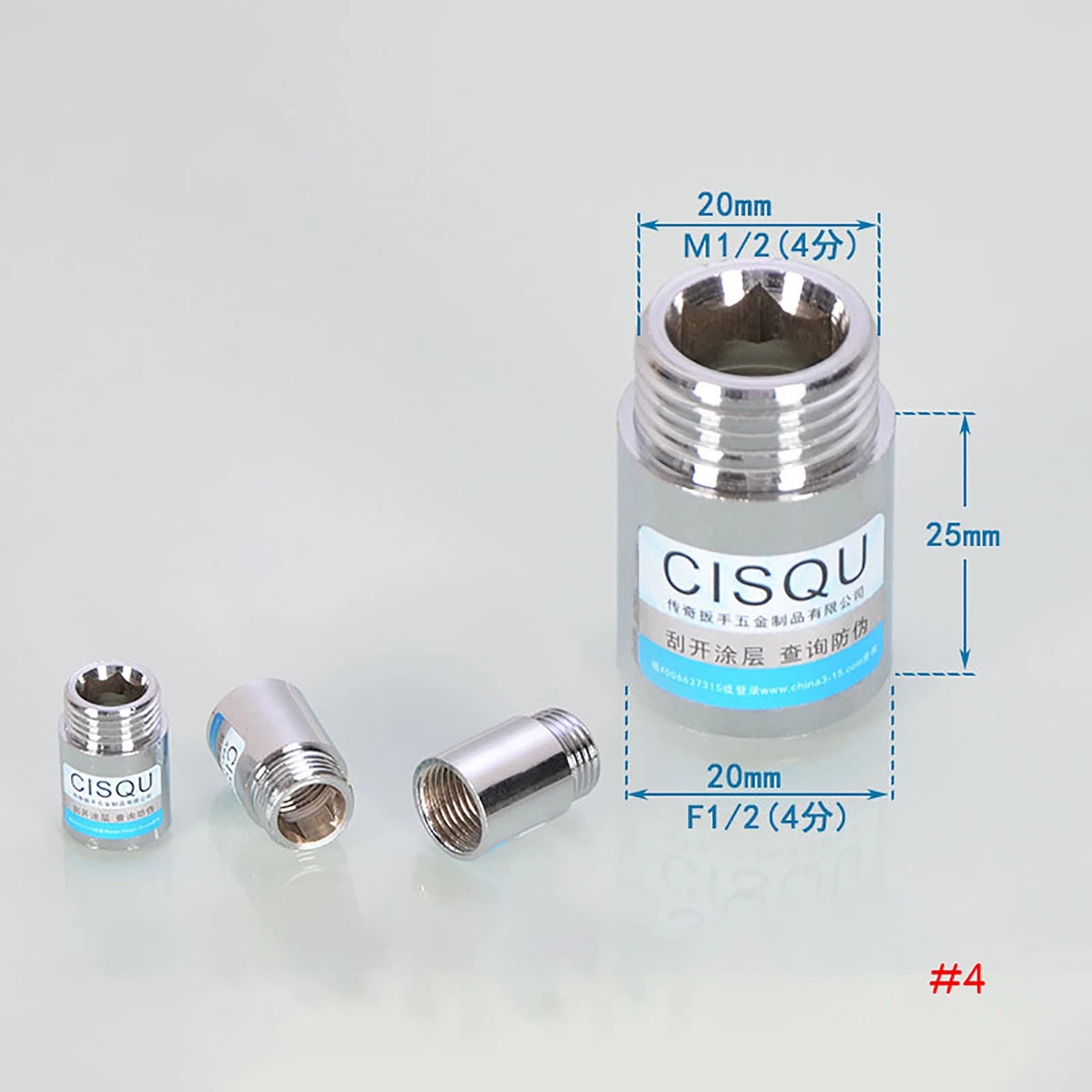 1/2" BSP Male-Female Brass Tap Extension Fitting | Threaded Pipe Connector