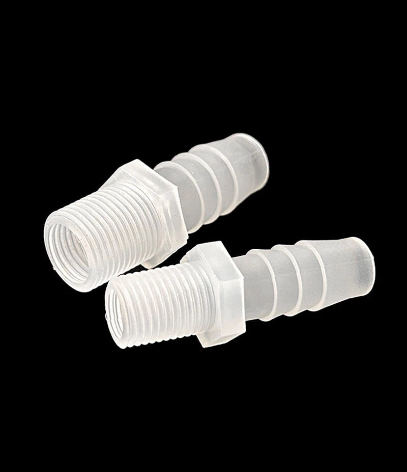 External Thread Straight Joint Tube Hose Pipe Plastic Tube Connector 2.8mm~25mm