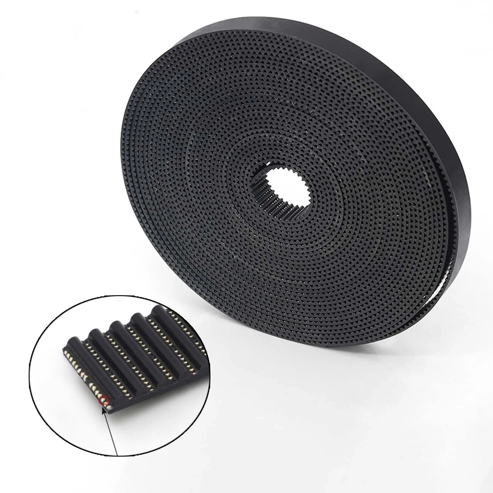 Open-End Timing Belt — 2GT S2M 3M 5M 8M MXL XL L | 6–30mm Wide, Cut to Length