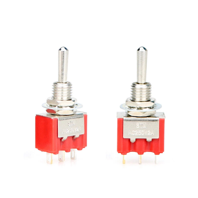 Toggle Switch 3/6 Pin, 2/3 Position, 120/250VAC — Car, Boat & Marine Panel