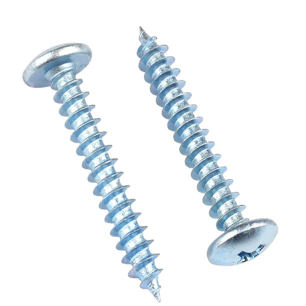 M3 M4 M5 M6 Pan Head Self Tapping Screws – Zinc Plated Carbon Steel