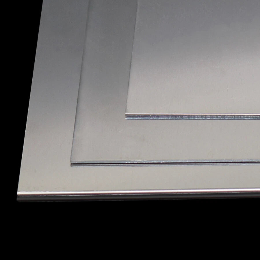 Aluminum Sheet Metal Flat Plate — Multiple Sizes, 0.3mm to 2mm Thick