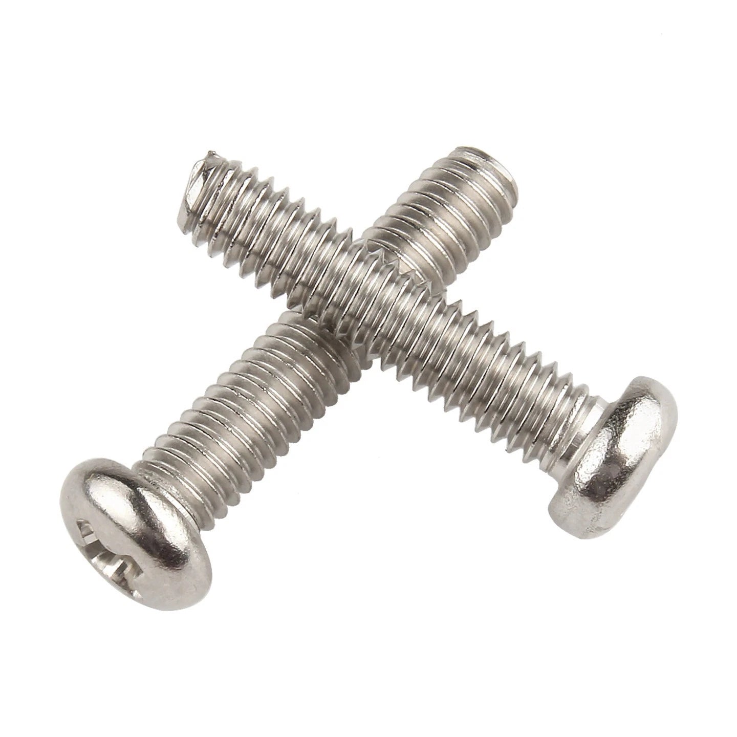 Nickel Plated Pan Head Phillips Machine Screws – ISO 7045, M1 to M4, Corrosion Resistant
