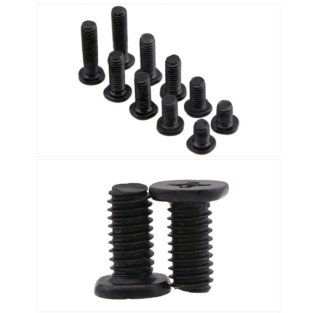 Phillips Flat Head Machine Screws — M2 M2.5 M3 M4, Black Zinc-Plated, Laptop & Electronics