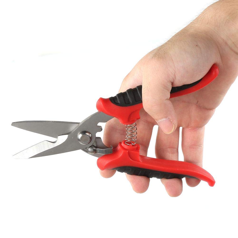 Scissors Heavy Duty 200mm Metal Cutter for Sheet/Gardening - HomeDIYer