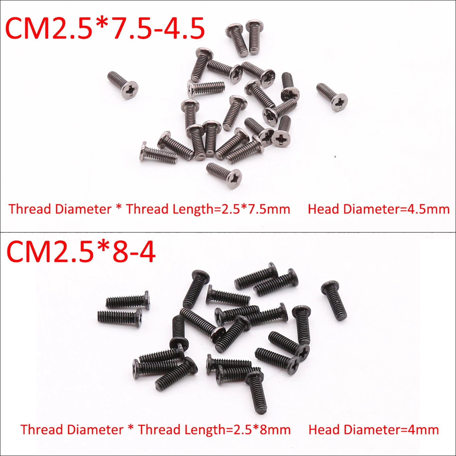 320-Piece Machine Screws Assortment Set M2 M2.5 M3 — for Phone, PC, Laptop, Keyboard & Hard Disk Repair