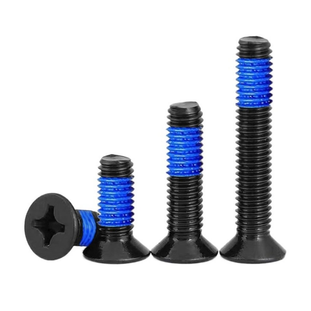 M1.2–M6 Phillips Flat Head Machine Screws | Carbon Steel | Black & Nickel Plated - HomeDIYer