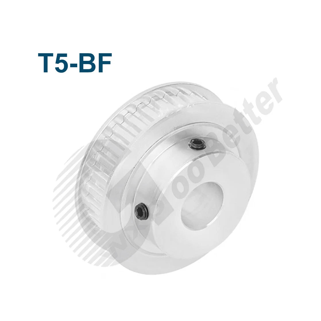 T5 15mm Timing Belt Smooth Tooth Drive Pulley 20T 22T~30T Bore=5mm~20mm w Step