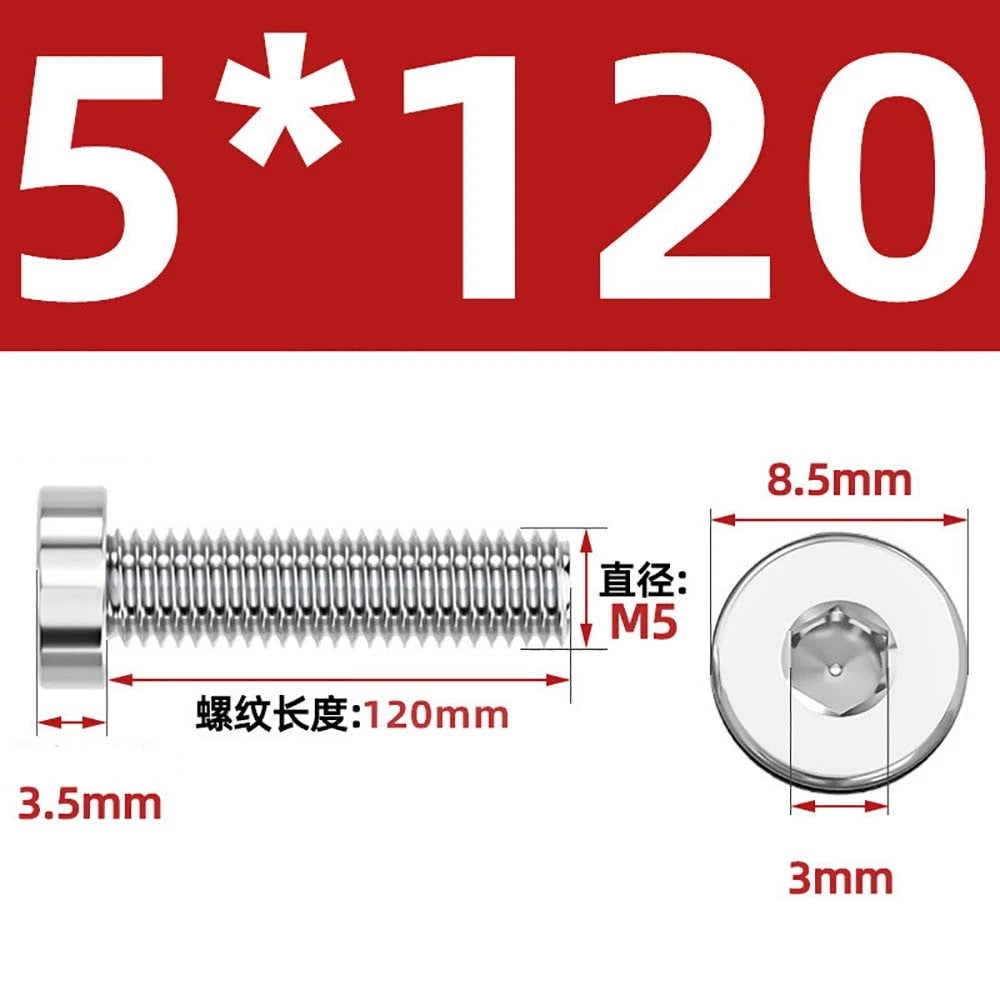 M1.4–M12 Low Head Socket Cap Screws – A2 Stainless Steel, Space‑Saving Design for Tight Clearances