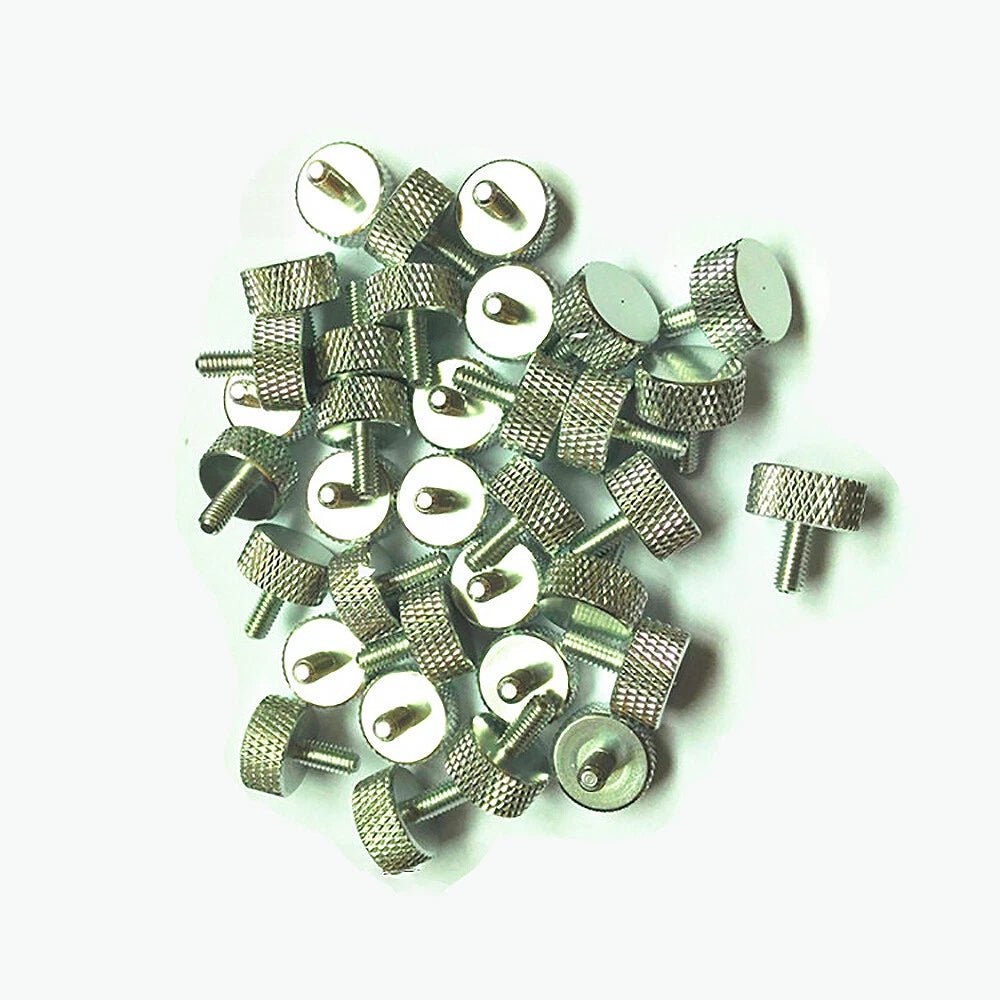 M3 Knurled Thumb Screws – Aluminium Mesh Hand Grip Knob Bolts, 35/40mm Thread Lengths (Anodised Colours) - HomeDIYer