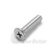 M4 M5 M6 M8 Thin Flat Head Phillips Machine Screws – A2 Stainless Steel, Ultra‑Low Profile (4–50mm Lengths)