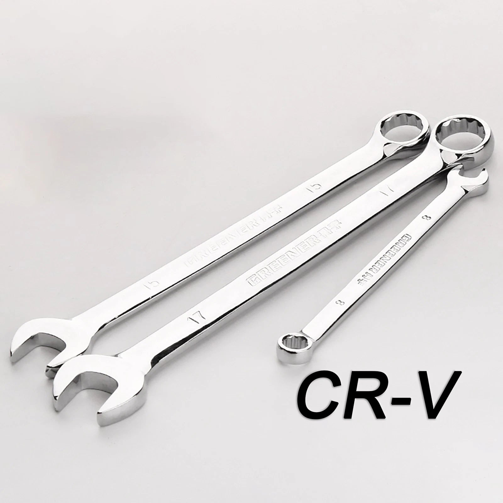 Spanner Combination Wrench CRV Open Ended Round Fixed Head Spanners 6mm - 30mm