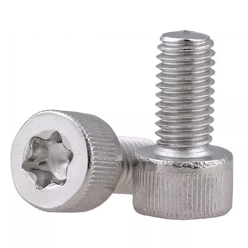 Torx Socket Cap Head Screws – M2 to M5, A2 Stainless Steel, Security Machine Bolts (304 Stainless)