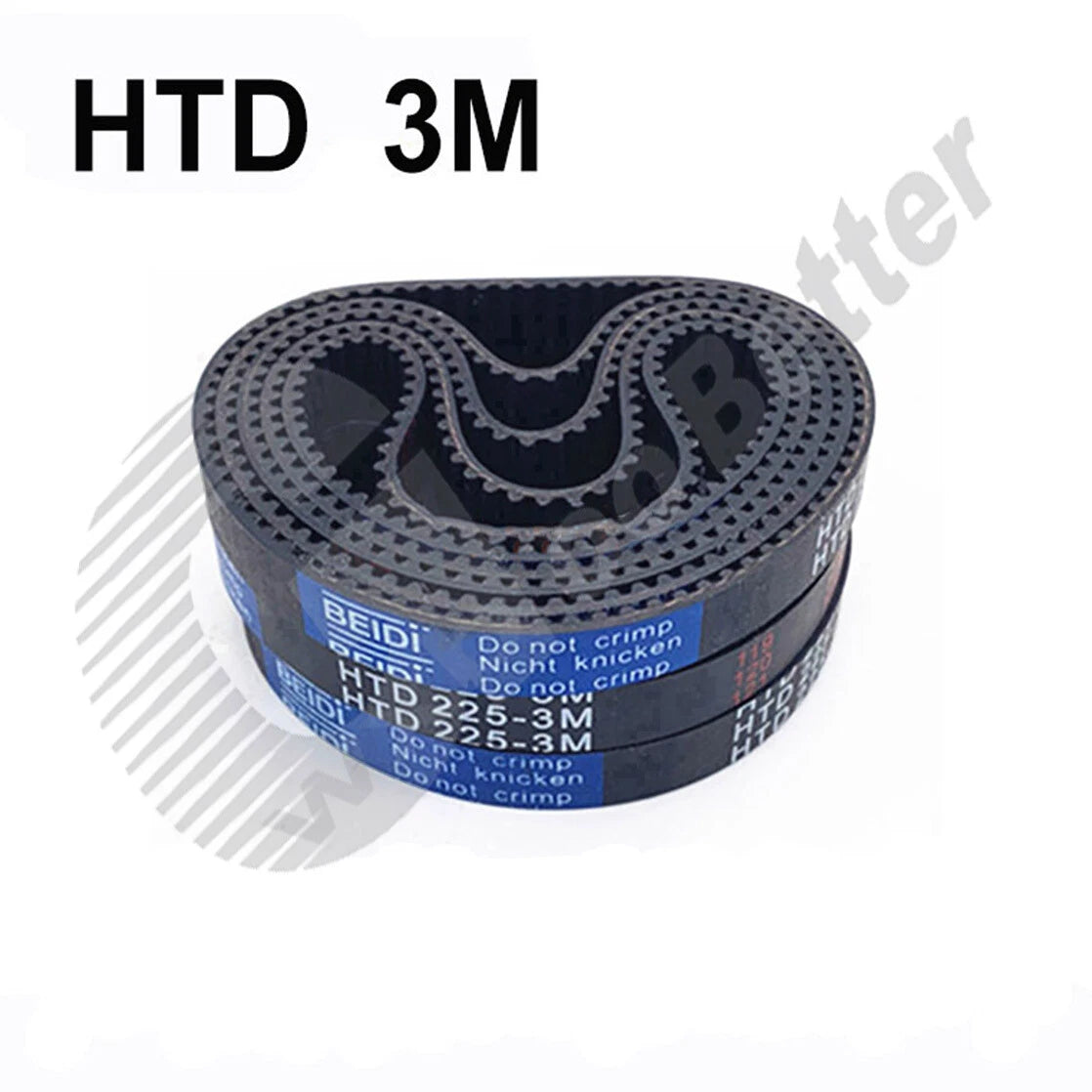 3M Timing Belt 15mm Width Closed Loop Synchronous Belt for Pulley | 90–399mm