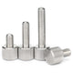 M3 M4 303 Stainless Steel Thumb Screws Knurled Head Manual Adjustment Screw Bolt
