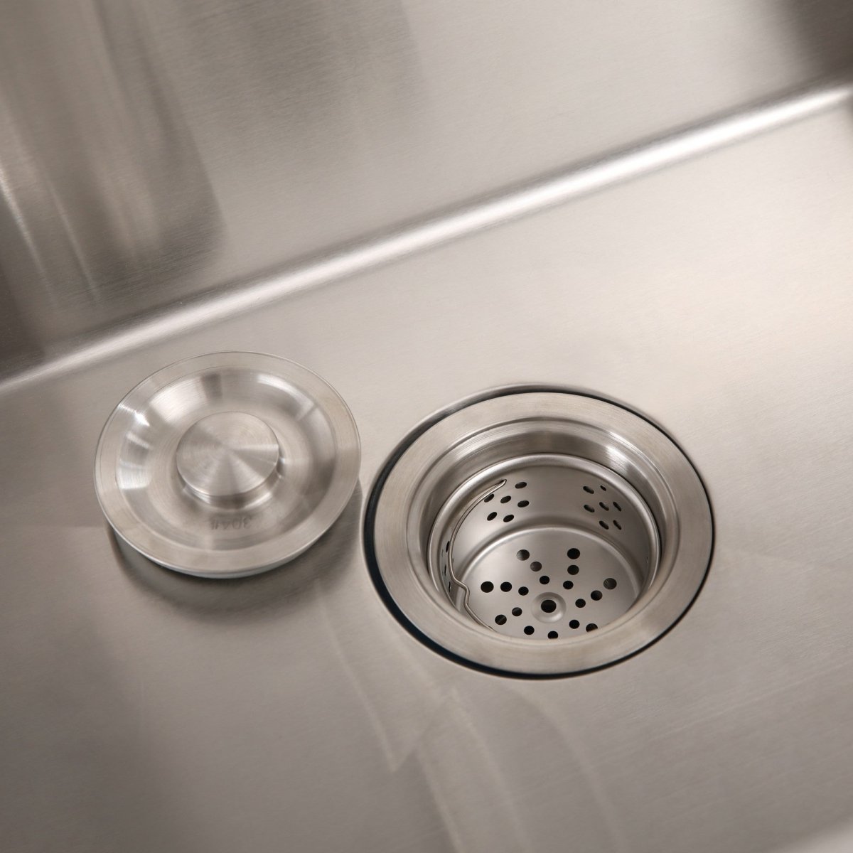 24in Stainless Steel Washing Sink w/ Faucet Hoses and Drain Head Only(Update) - HomeDIYer
