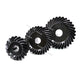 Spiral Bevel Gears 1.5/2 Modulus 90° 1:1 Pairing With Keyway,Left + right Spiral