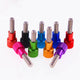 M5 Aluminum Alloy Knurled Thumb Screws Stainless Steel Hand Grip Length:6-100mm