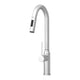 CUPC Certified Pull-Down Kitchen Faucet | Brushed Nickel | 18.83" Height | Brass & SS304 Body