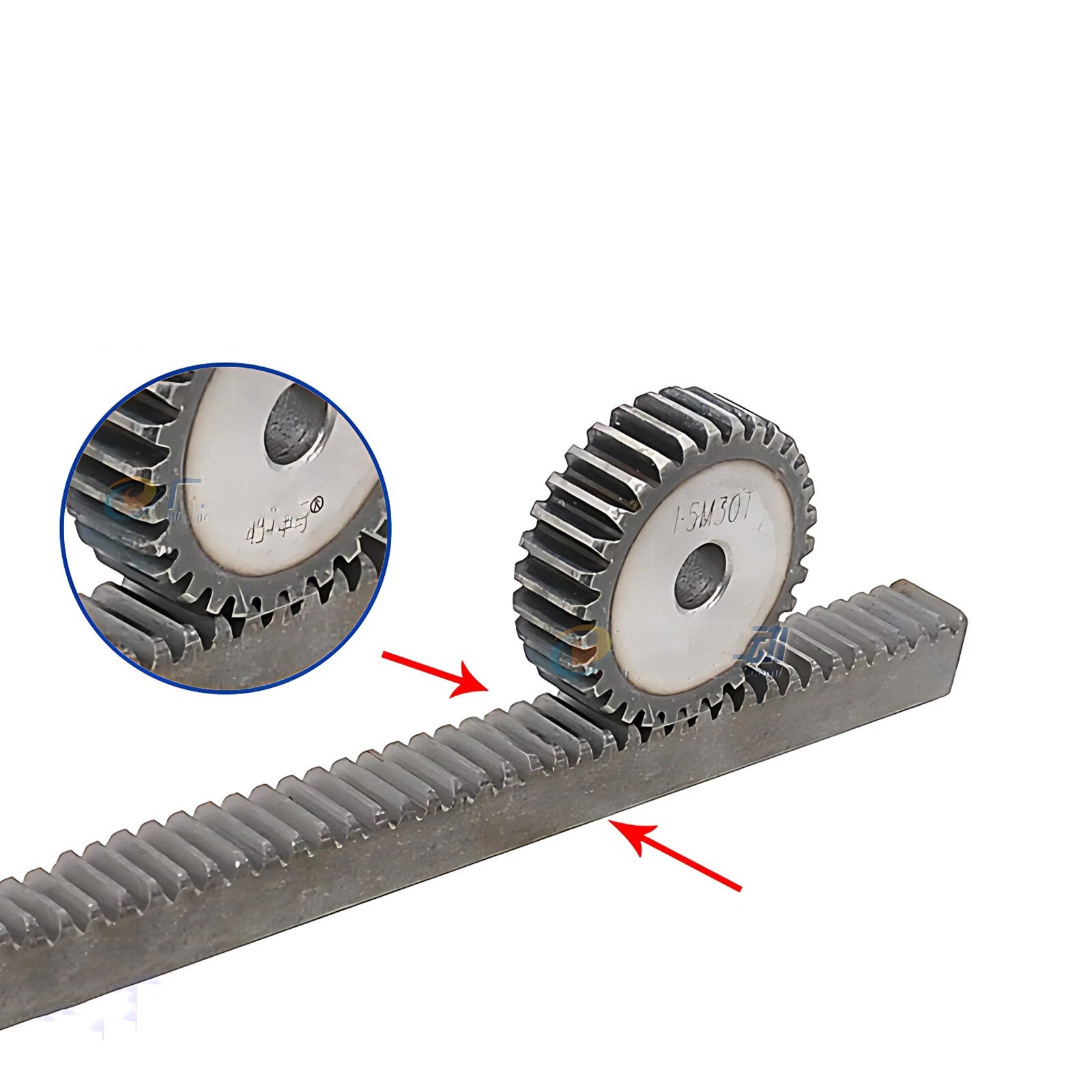 1.5 Mod 12/13/14/15/16/17/18/20-120T 45# Spur Gear Thickn 15mm Transmission Gear
