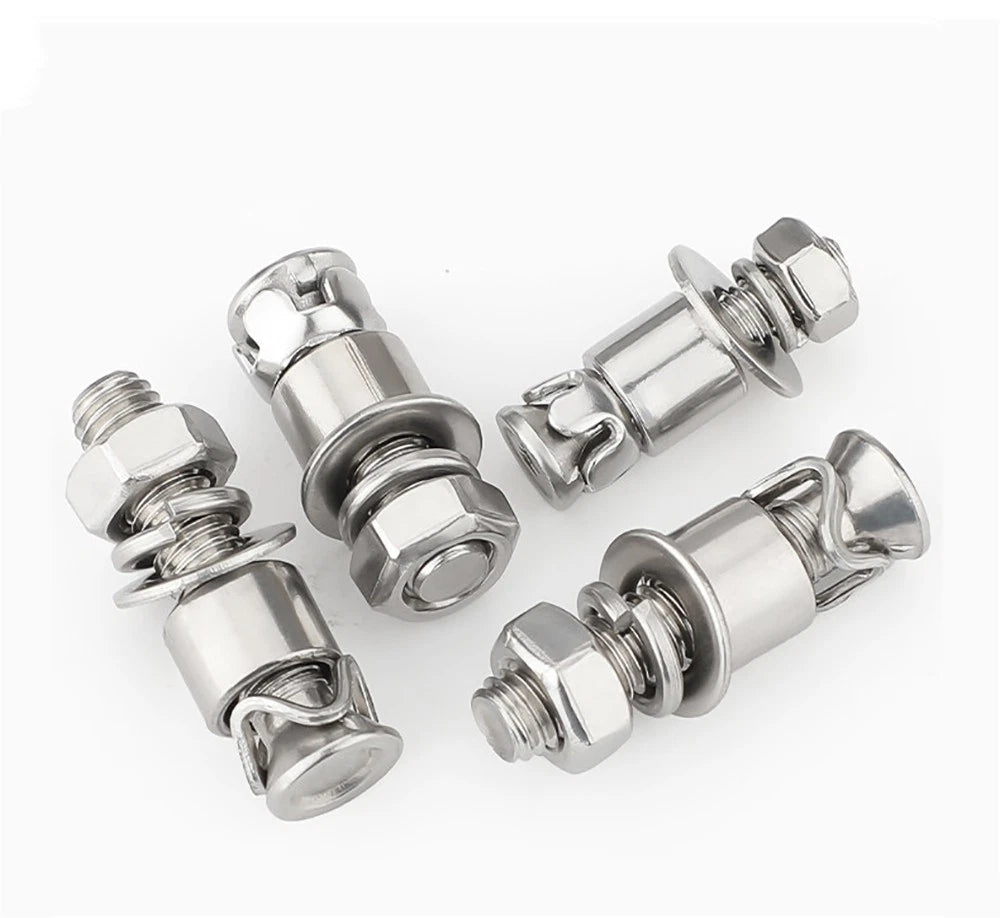 M6 M8 Stainless Steel Expansion Bolts for Marble & Concrete — 304 / 201 SS, 20–40mm