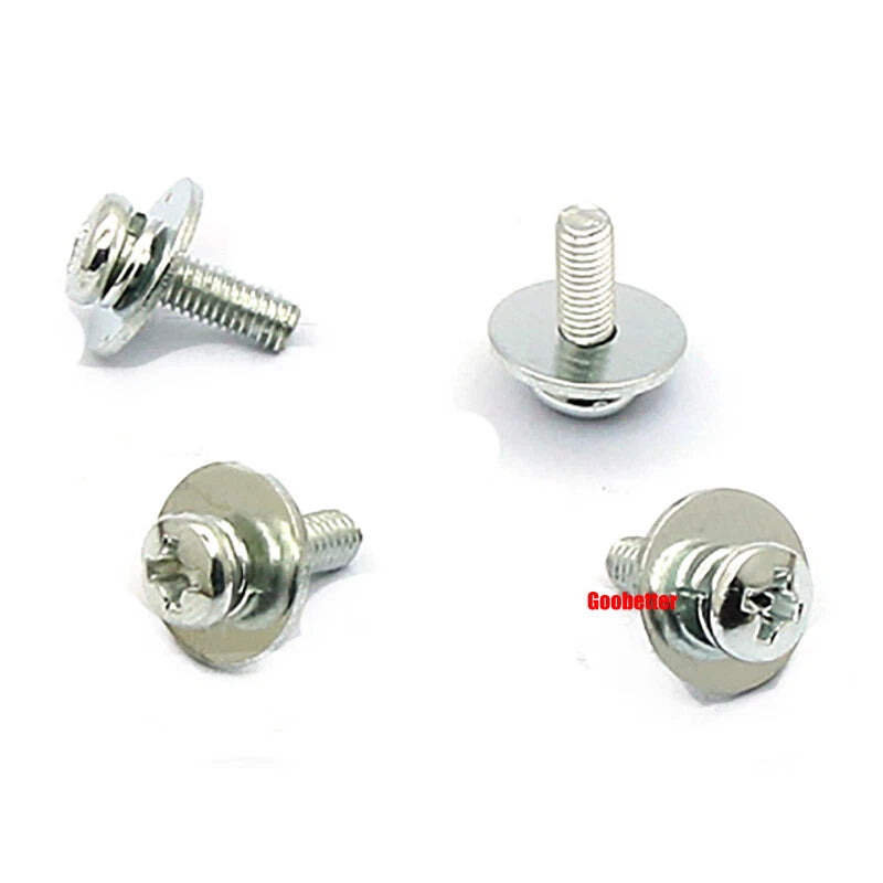 M2 M2.6 M3 M4 Phillips Pan Head Machine Screws with Washer Set – Carbon Steel, Multiple Finishes