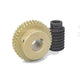 Mod 1.5 Worm Gear Wheel Brass 40 Tooth Worm Shaft 45# Steel Precision Ø 8-20 mm