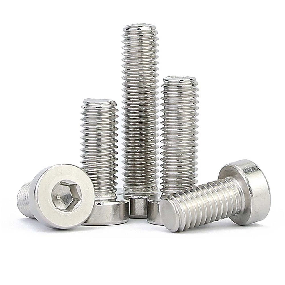 M1.4–M12 Low Head Socket Cap Screws – A2 Stainless Steel, Space‑Saving Design for Tight Clearances